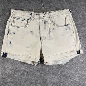 RAG & BONE Rosa Mid Rise Boyfriend Shorts‎ Size 31 Half Moon NWT Boho Western
